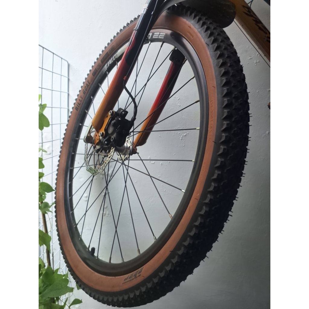 wheelset 26 sepeda ukuran 26 disc brake dengan ban tannwall