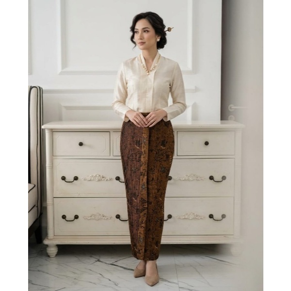 Rok Wiru Plisket Batik Elegan Dan Nyaman Rok Wiru Batik Modern / Rok Wisuda Terbaru