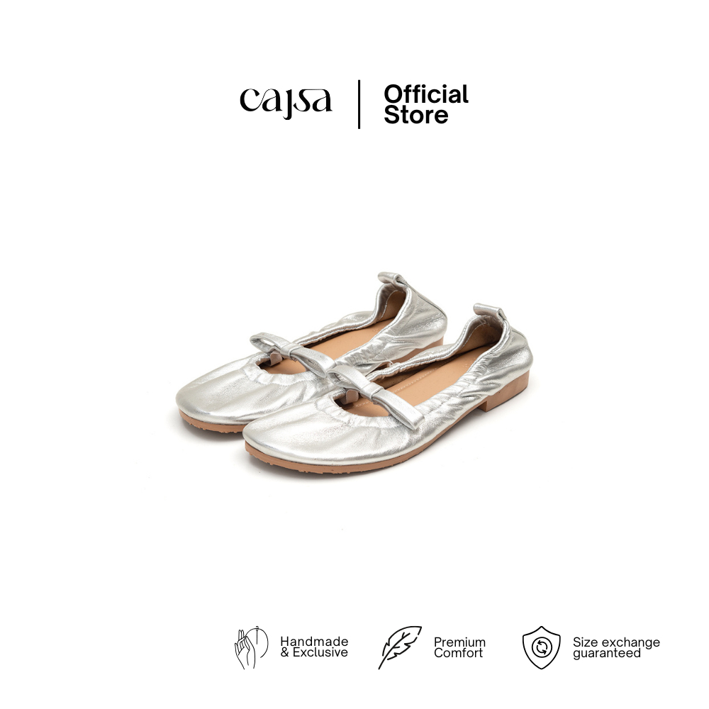CAJSA | REN SILVER - FLATSHOES