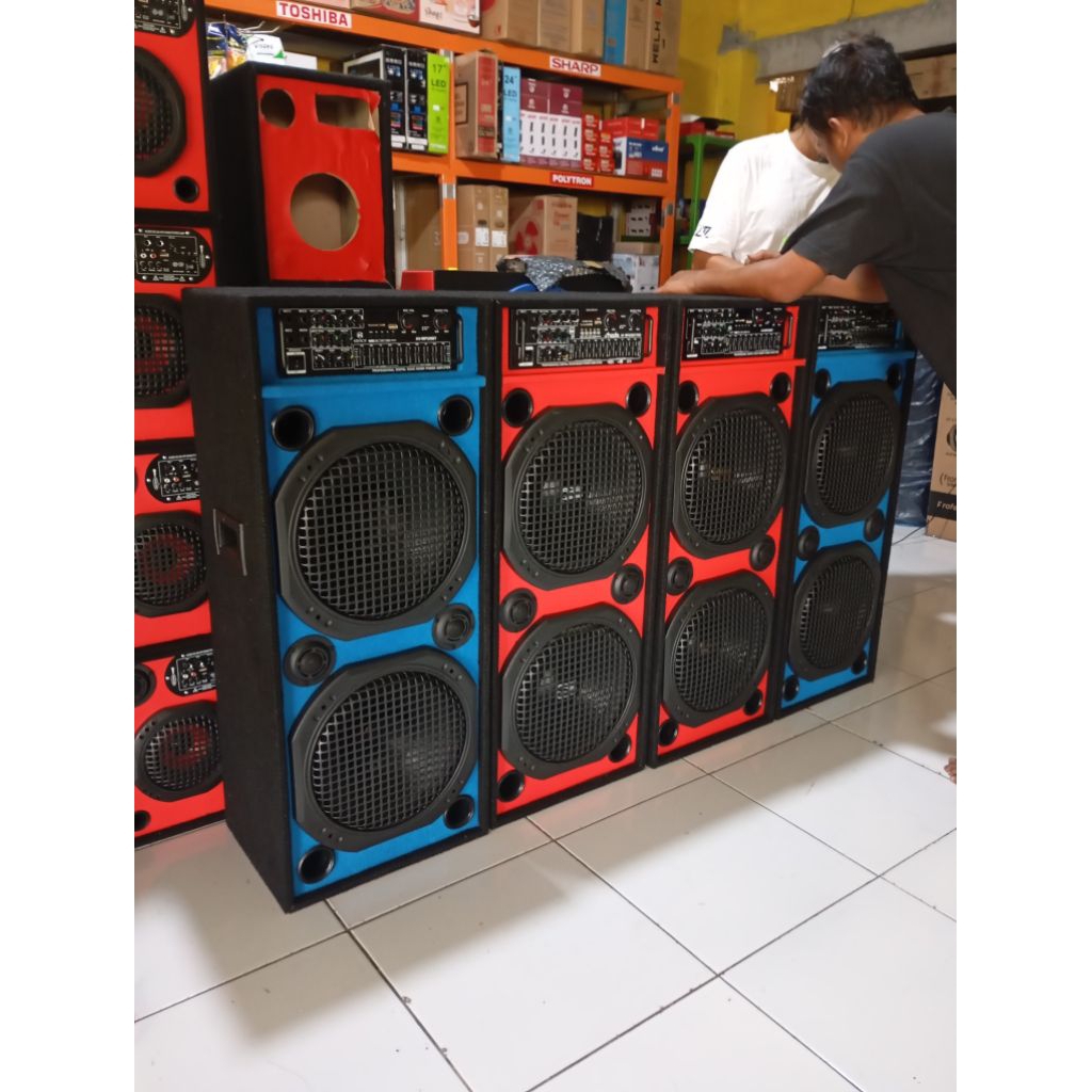 speaker 12in doble 1 box,equaliser