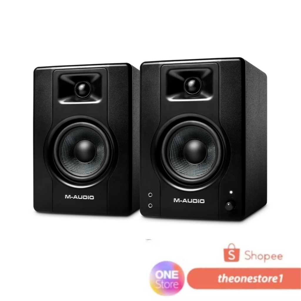 M-AUDIO BX4 BX-4 4.5 inch Pair Speaker Monitor Flat Original