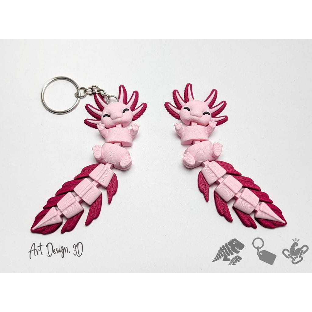 Axolotl mini cute Keychain