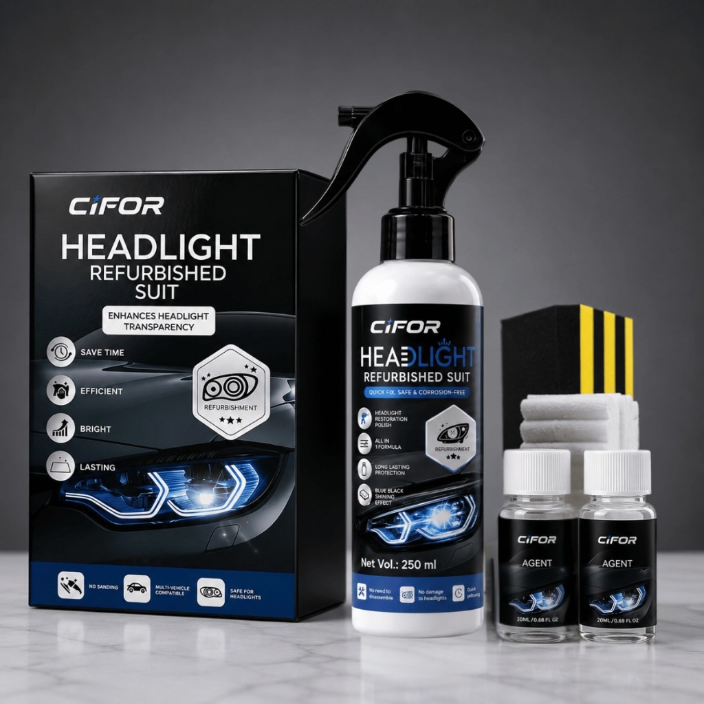 Headlight Restoration Kit - Penghilang kusam lampu mobil 250 ml