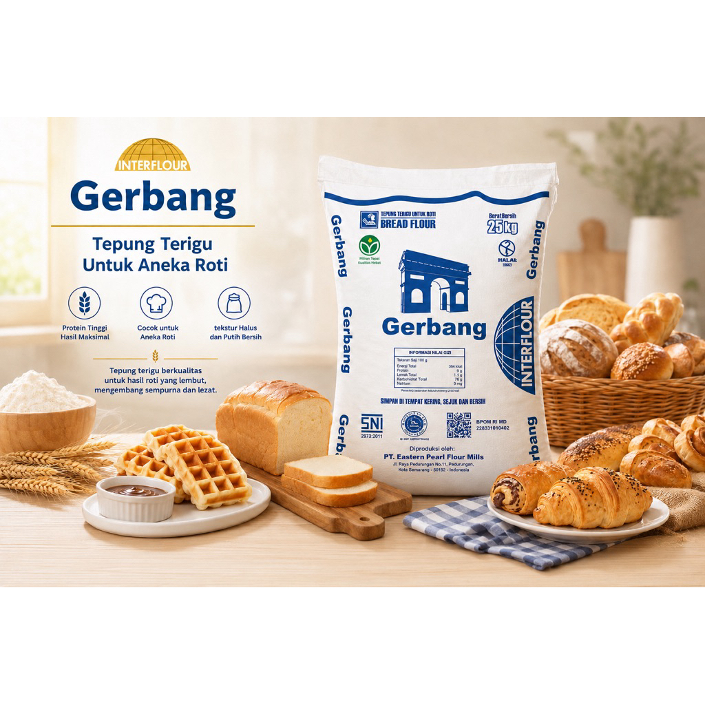 Tepung Terigu Gerbang 25 kg
