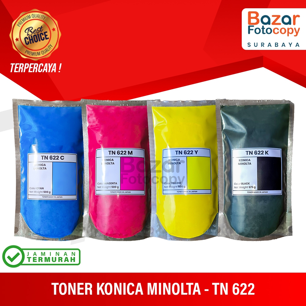 TONER COLOR BIZHUB KONICA MINOLTA @500GR C1085/6100/7000 - TN 622