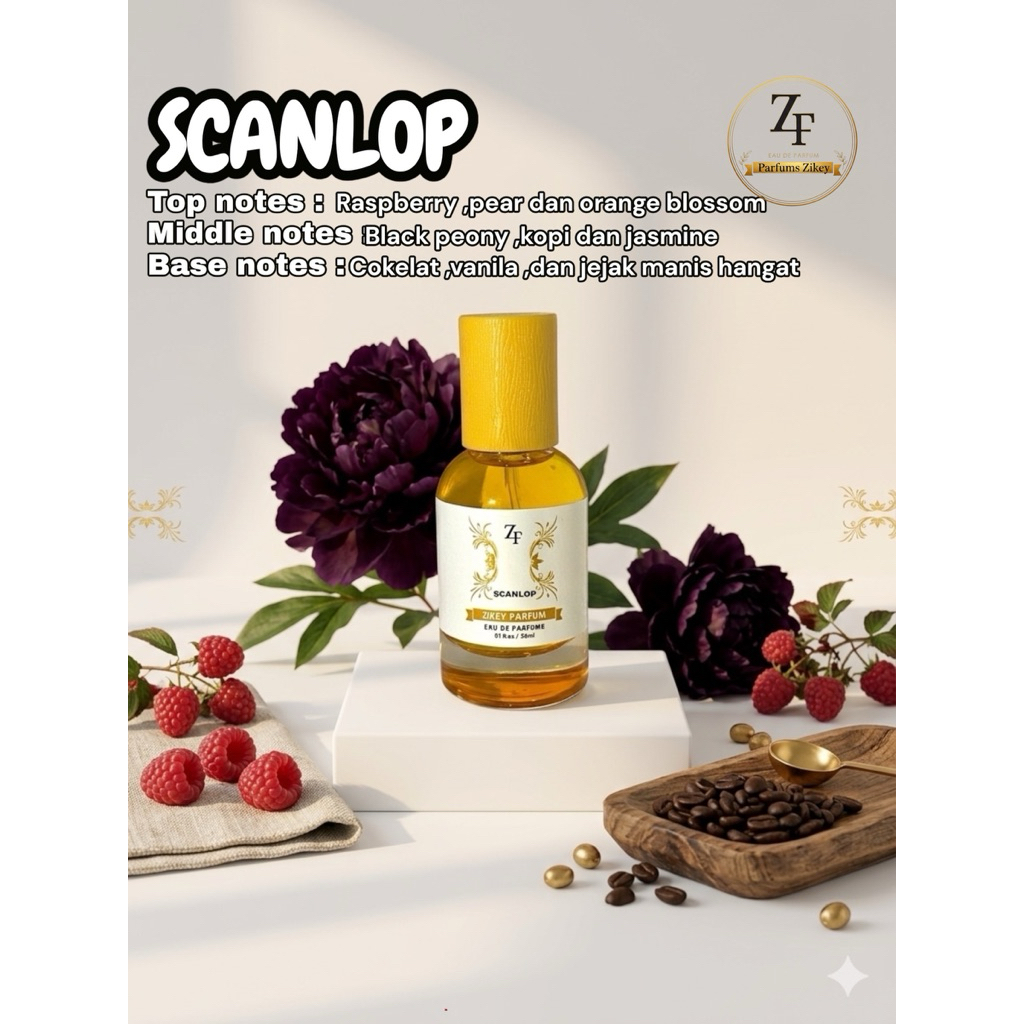Parfum Zikey ”SCANLOP” EAU DE PARFUM Wanita 35ML