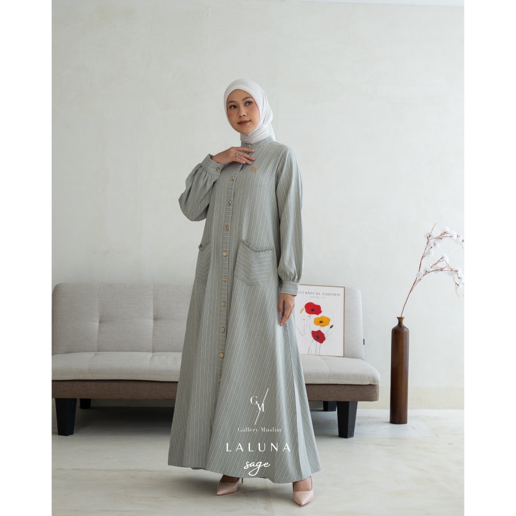 Gamis Wanita Gallery Muslim Laluna Dress