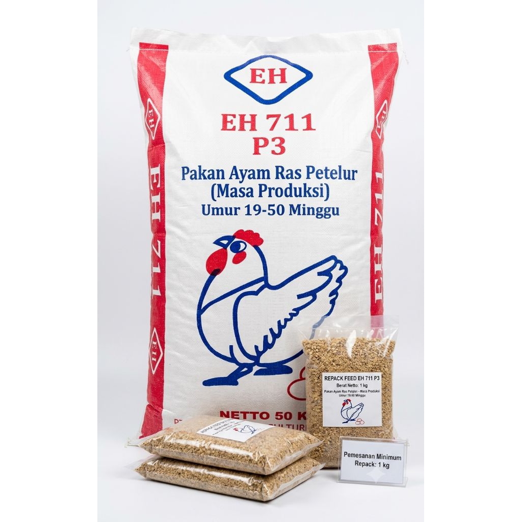 Pakan Ayam Petelur EH 711 P3 repack 1kg