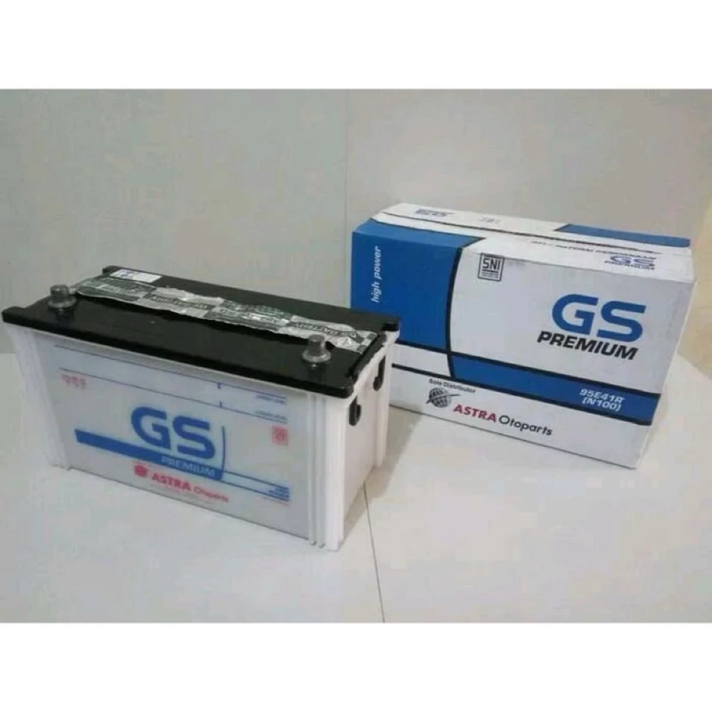 AKI GS PREMIUM N100 12volt AKI UNTUK TRUK GENSET EXCAVATOR