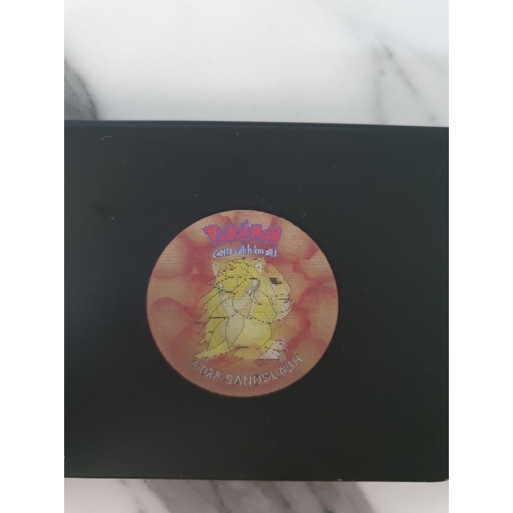 Tazos 3D Pokemon Sandru Sandslash