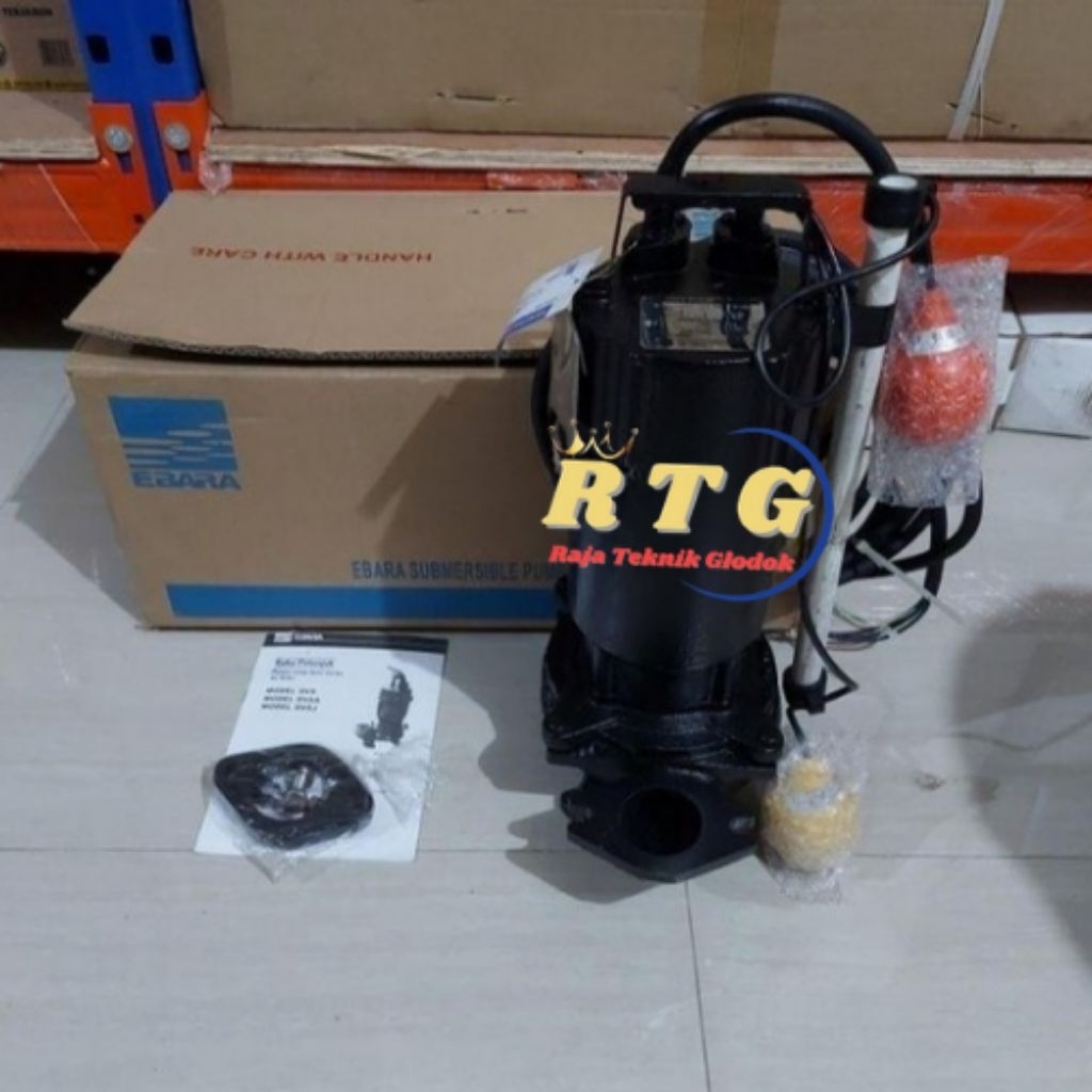 Pompa Celup Ebara 50 DVSA 5.75 Auto Sumbersible Pump Vortex EBARA