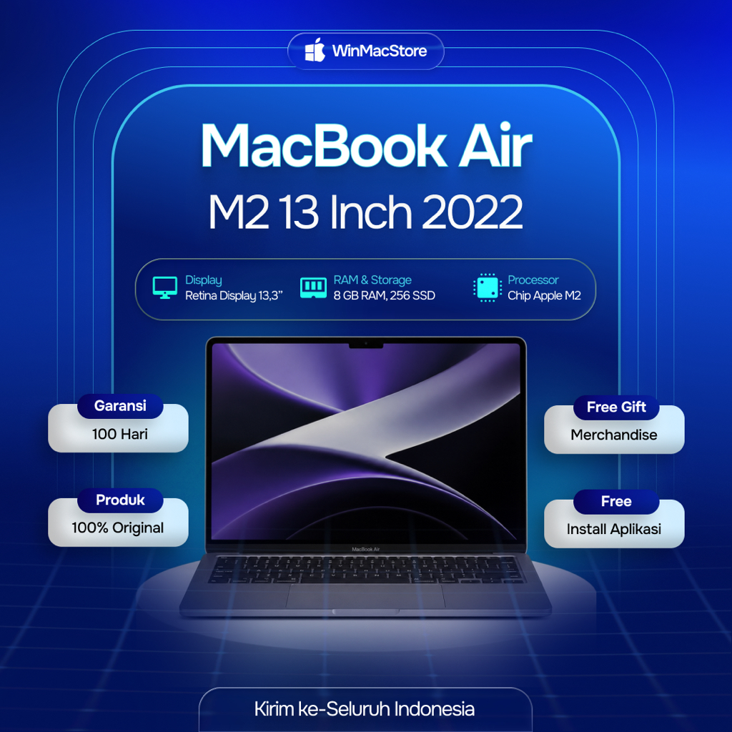MacBook Air M2 13" 2022 RAM 8 GB SSD 256 GB Space Grey || Second