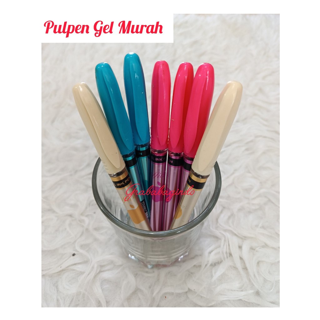 PULPEN TINTA GEL / GEL INK PEN / IPEN XS 8010 0.5 / PULPEN MURAH / PENA SEKOLAH