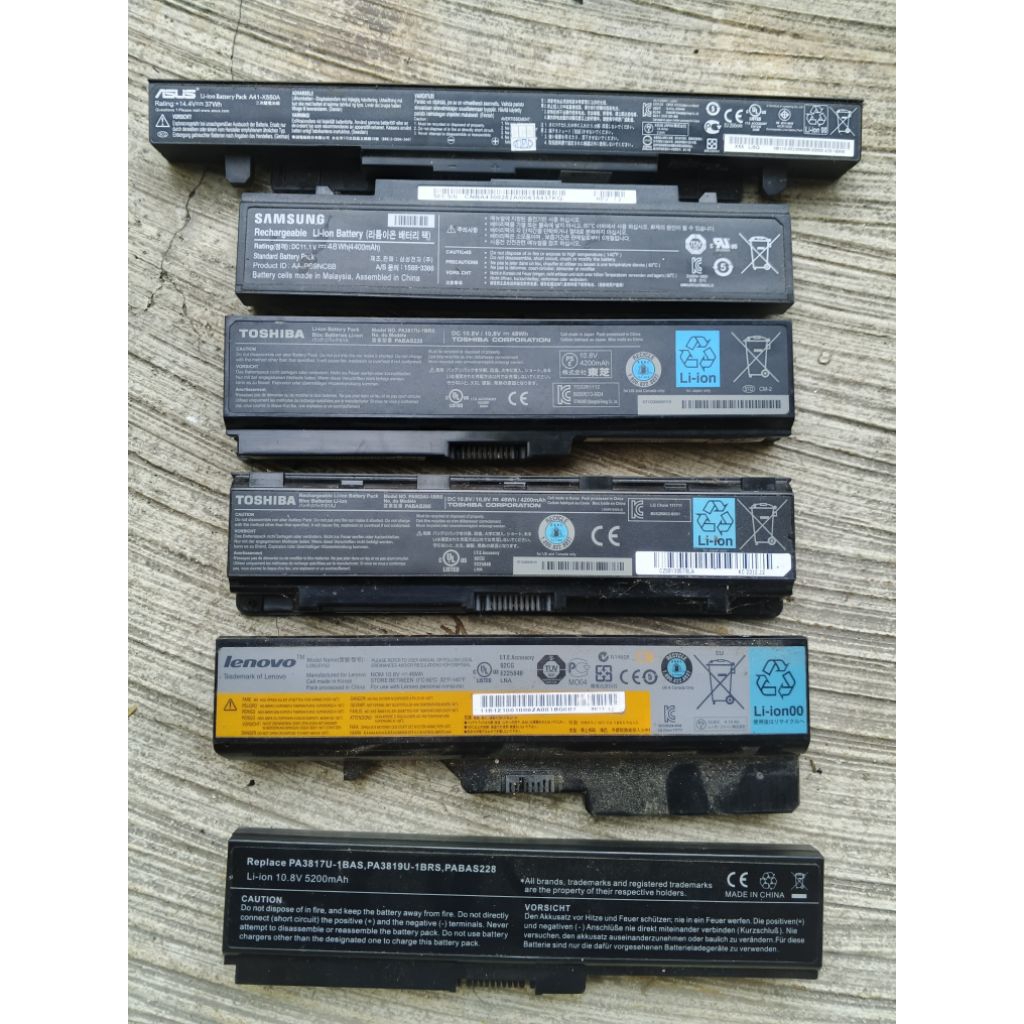 baterai laptop bekas
