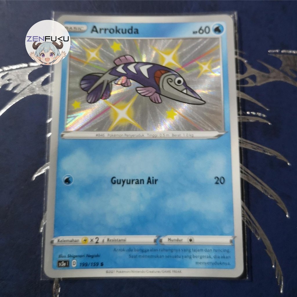 Arrokuda Shiny Pokemon TCG indonesia