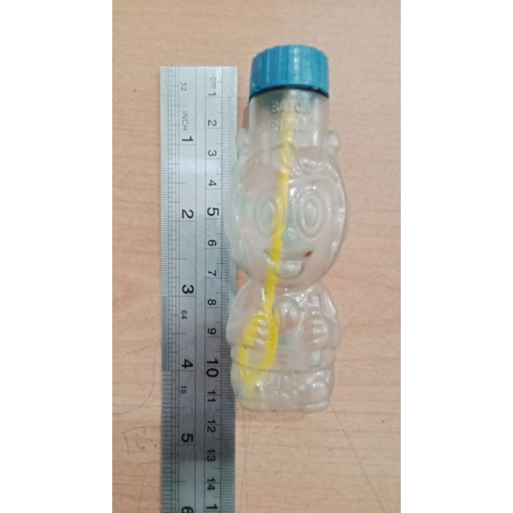 Botol Gelembung Sabun MOTIF BONEKA BENING + Tutup dan Stik 10 cm