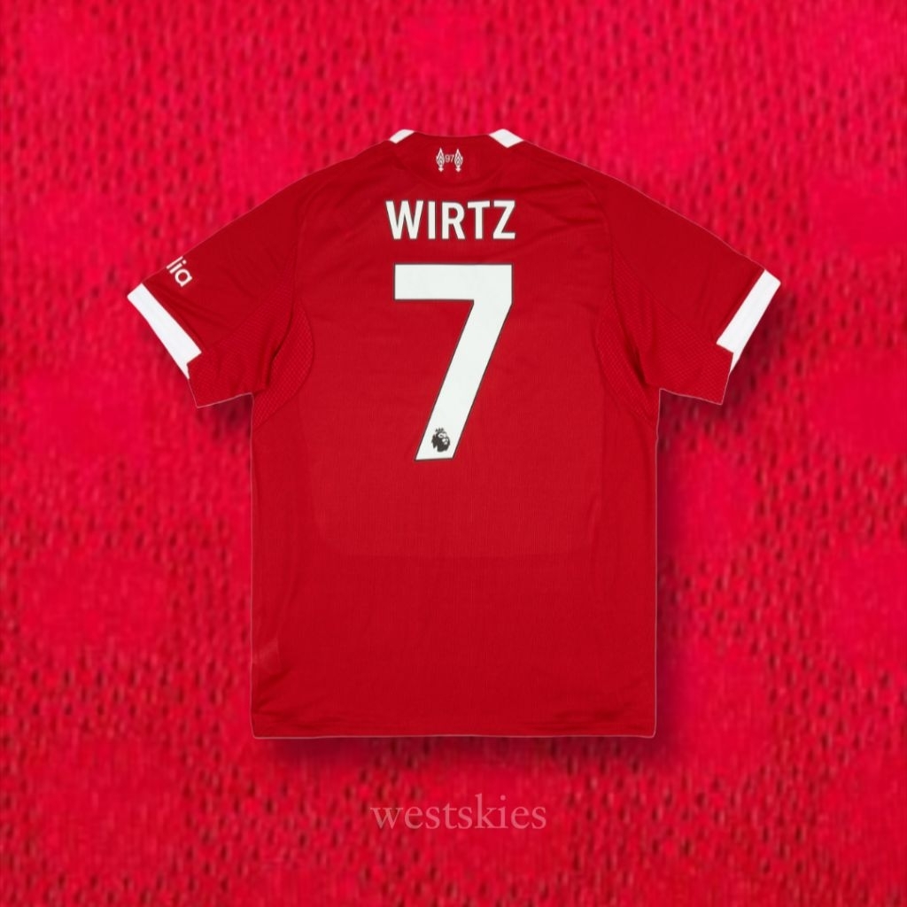 Jersey Liverpool Home 2025/26 Player Issue Wirtz #7 Full Patch NNS Original - Brand New With Tag (BN