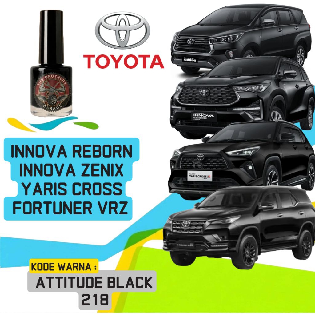 CAT OLES MOBIL HITAM ATTITUDE BLACK MICA 218