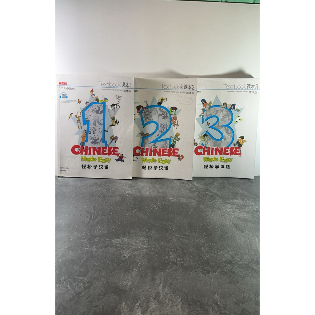 Buku Chinese Made Easy 1, 2, 3, 4, 5, Textbook, Workbook, 3rd Edition, Yamin Ma, Xinying Li, CME