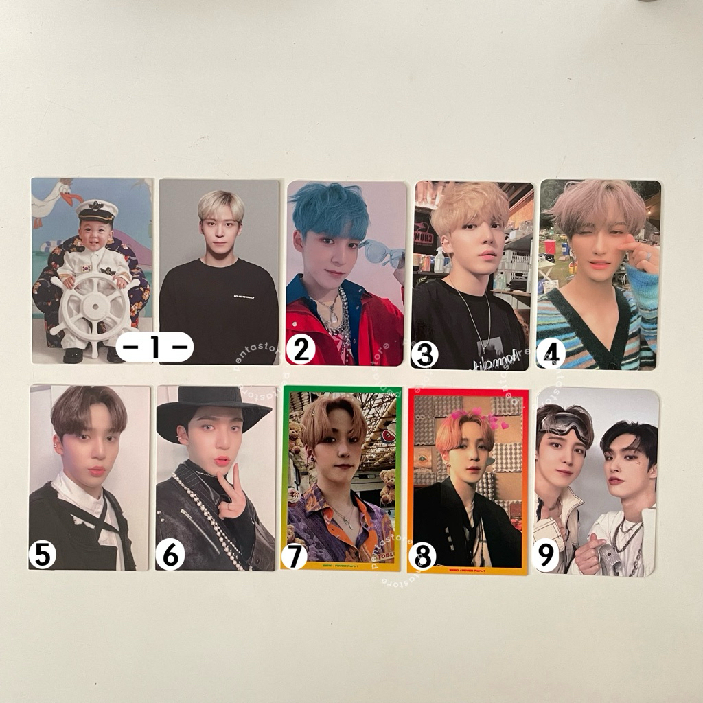 official ateez yunho seonghwa yungi photocard broadcast pc mmt
