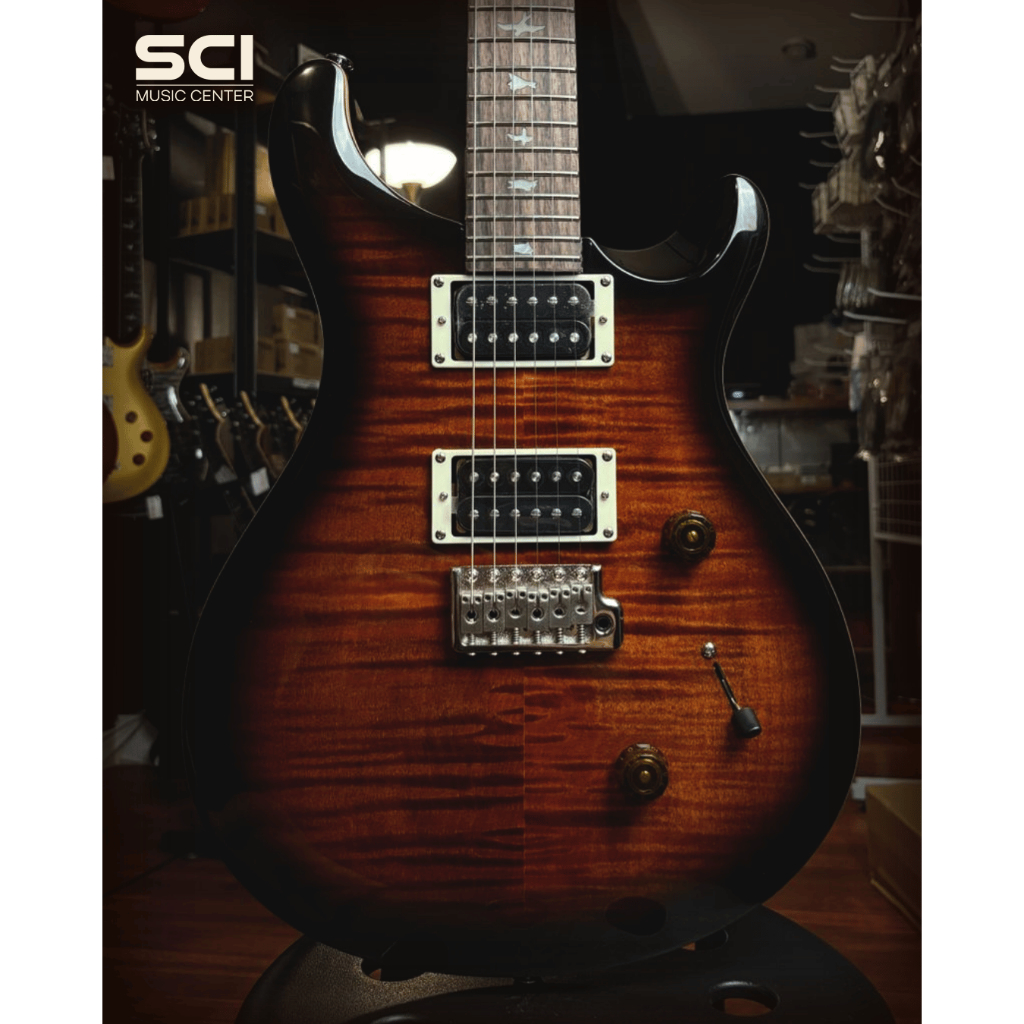 PRS SE Custom 24 Black Gold Burst