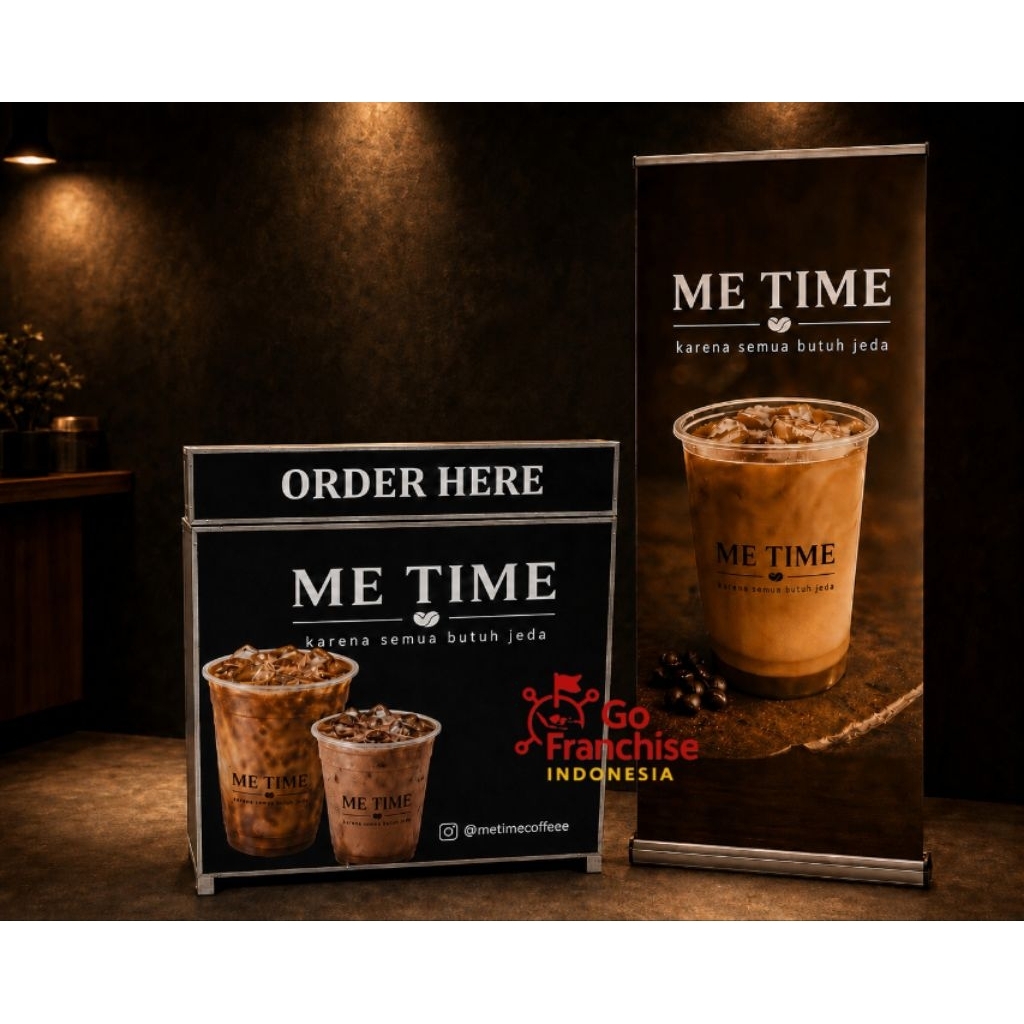 PAKET USAHA MINUMAN KOPI KEKINIAN ME TIME / FRANCHISE KOPI KEKINIAN 2026-2027