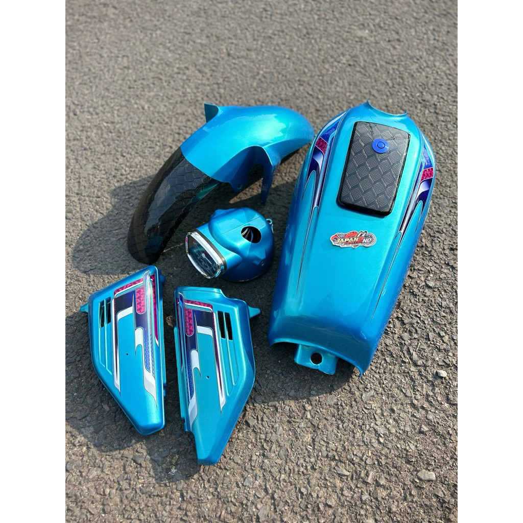 body set GL100 original siap pakai tanki gl100 original tanki set box aki gl100 body set gl100