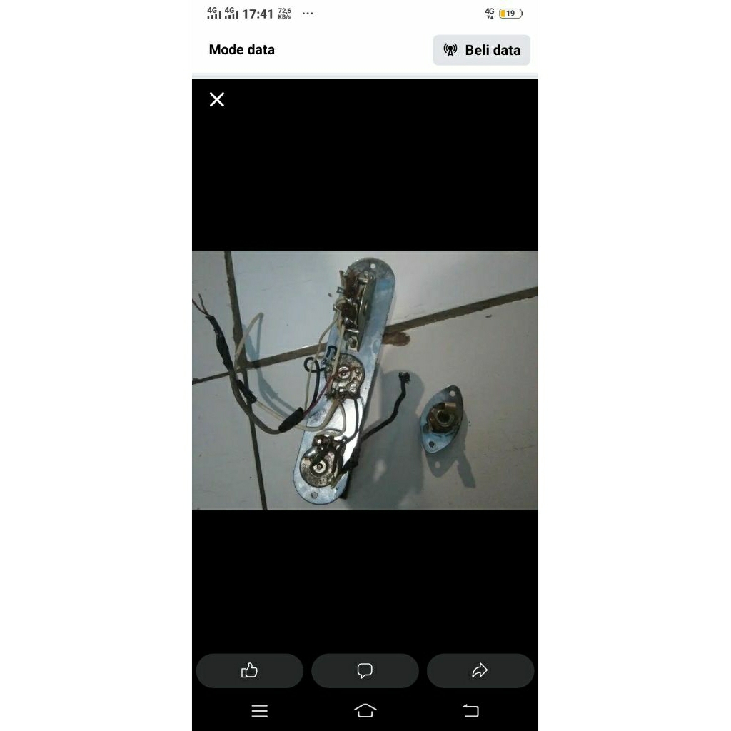 Wiring bekas Fender US Telecaster