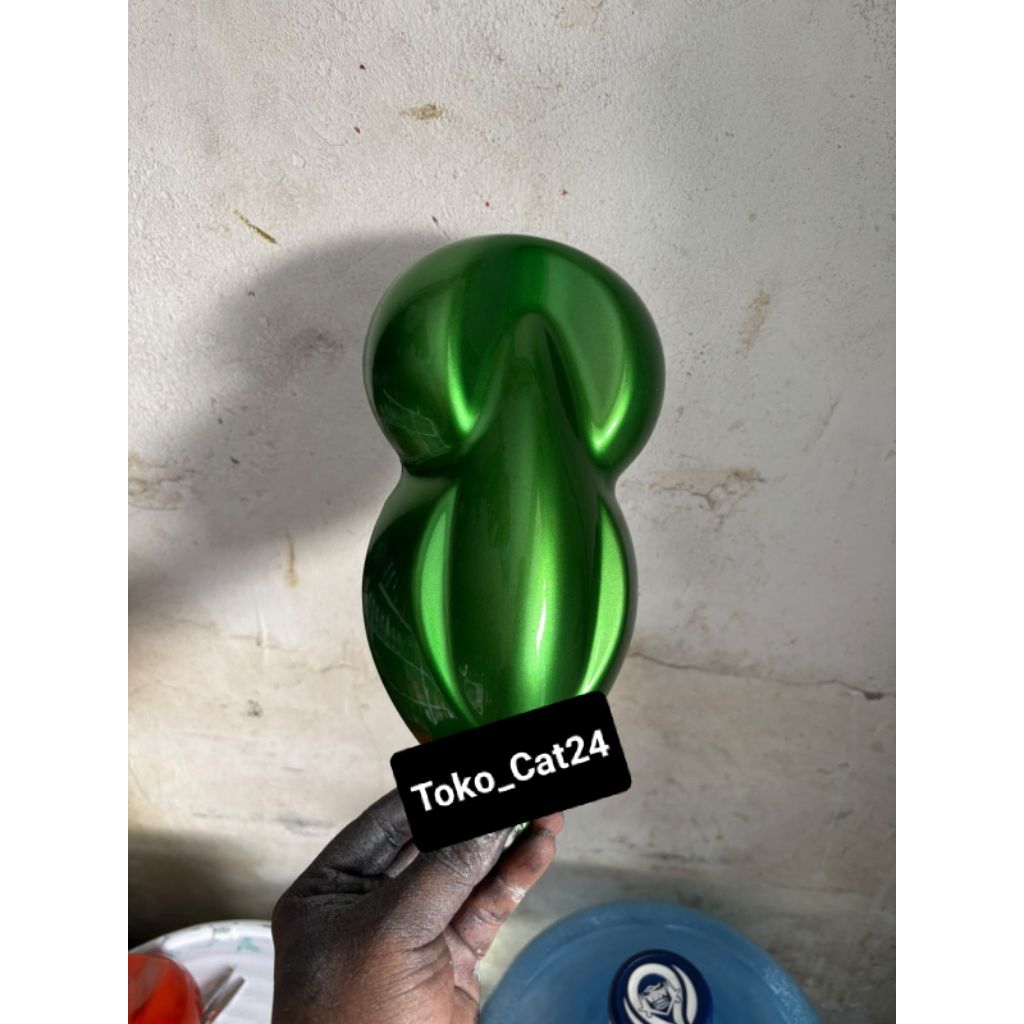 cat candy tone Green pu/cat candy hijau bahan pu 100%
