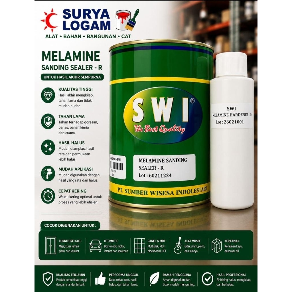 SWI Sanding Sealer 1 Kg