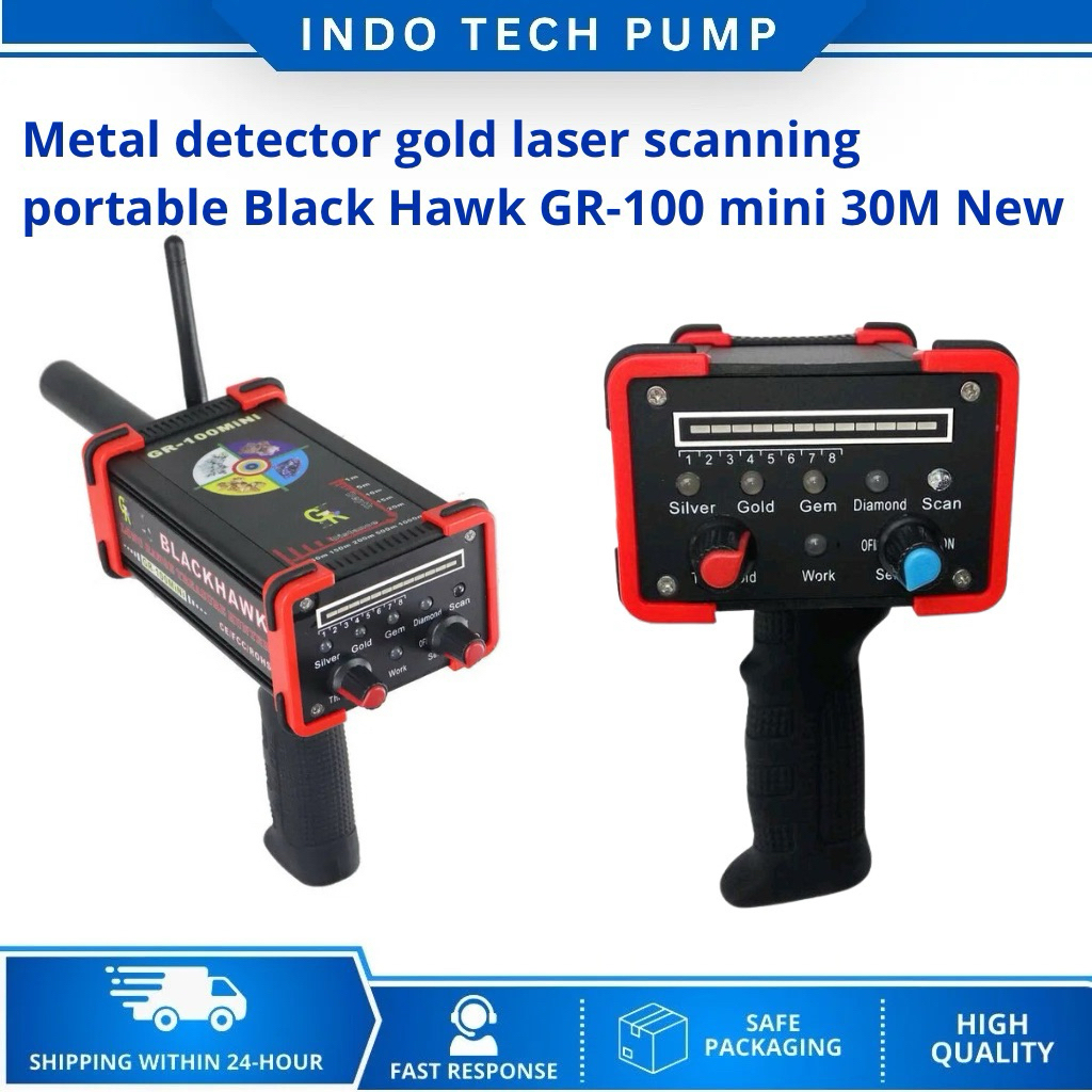 Black Hawk GR-100 mini 30M Metal detector gold laser scanning portable