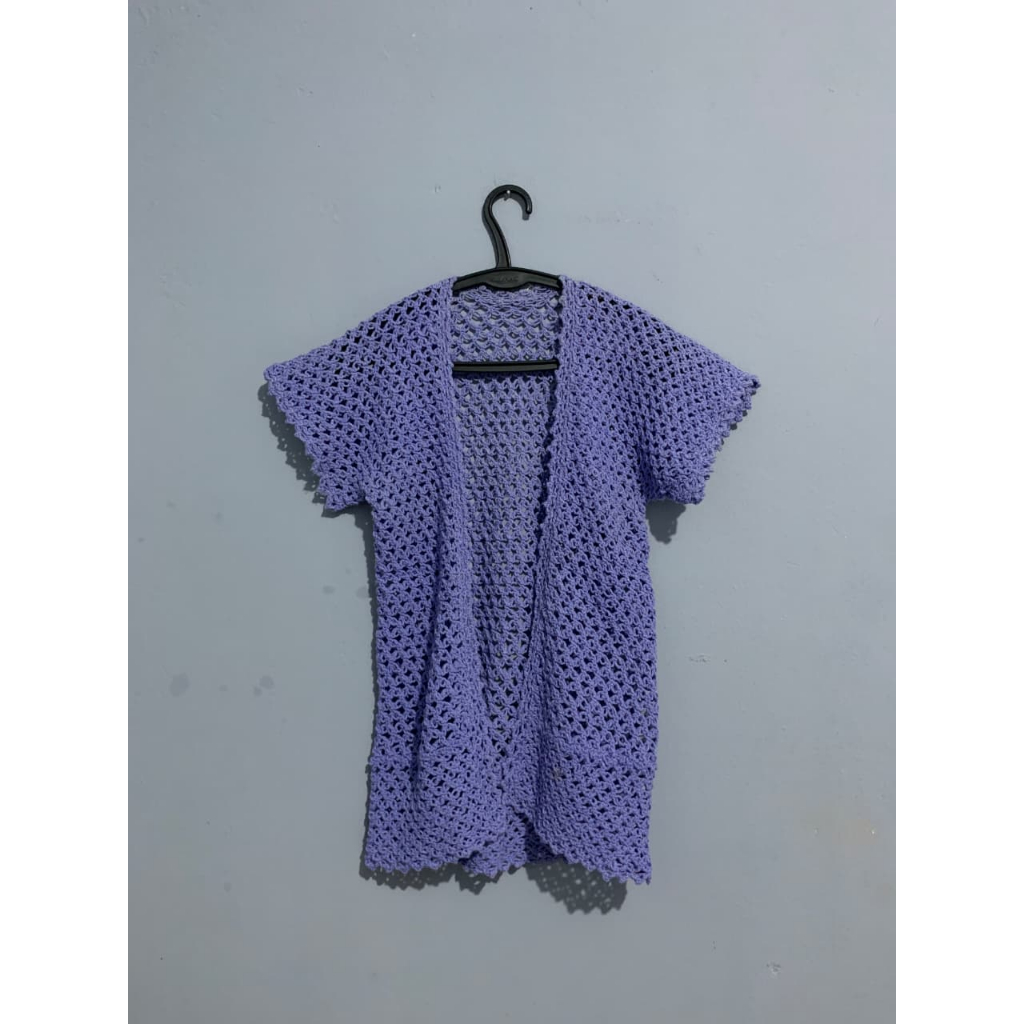 Preloved Crochet Cardigan