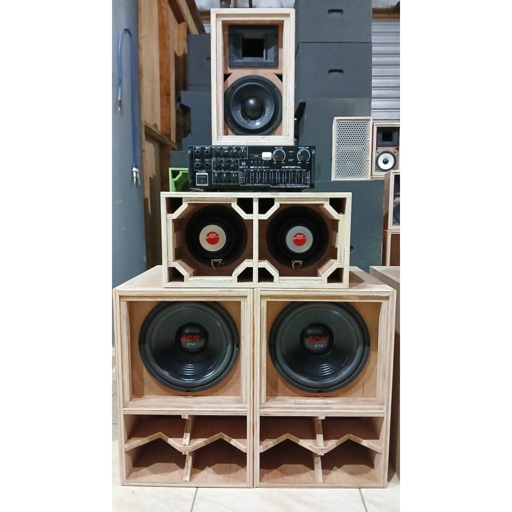 Paket Miniatur sound box CBS 10 inch siap bunyi