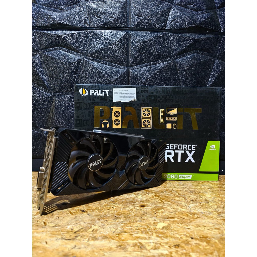 VGA RTX 2060 SUPER 8GB DDR6 PALIT