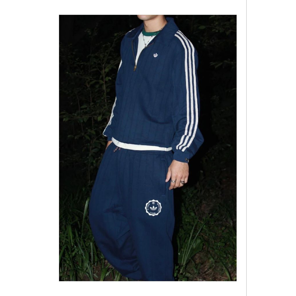 AD Sweatshirt x CLOT by Edison Chen - Navy Blue