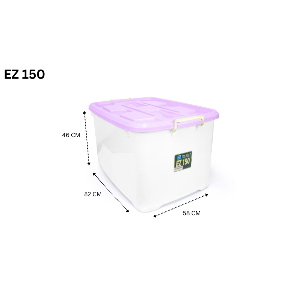 Container Box 150 Liter Besar Jumbo + RODA - GDC Houseware