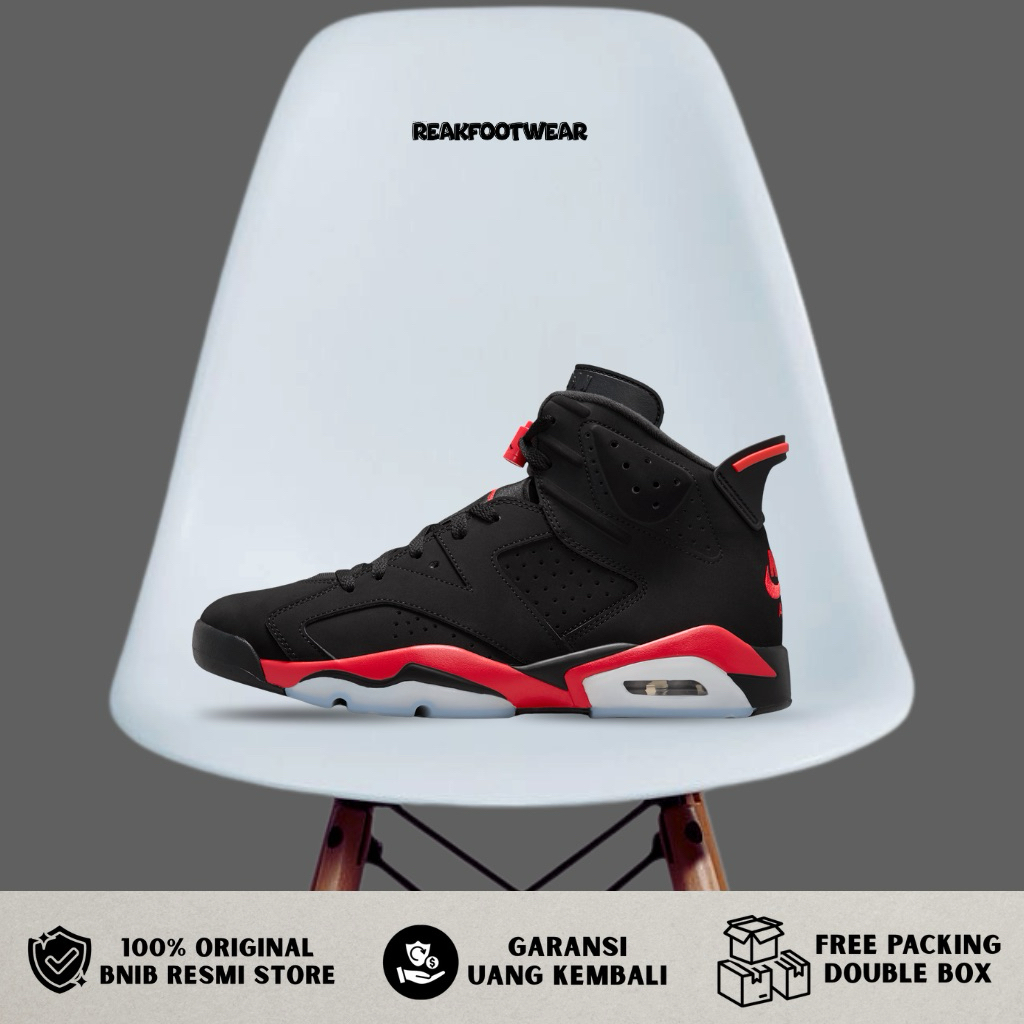 Jordan 6 Retro Infrared Salesman 100% Authentic - CT8529-001