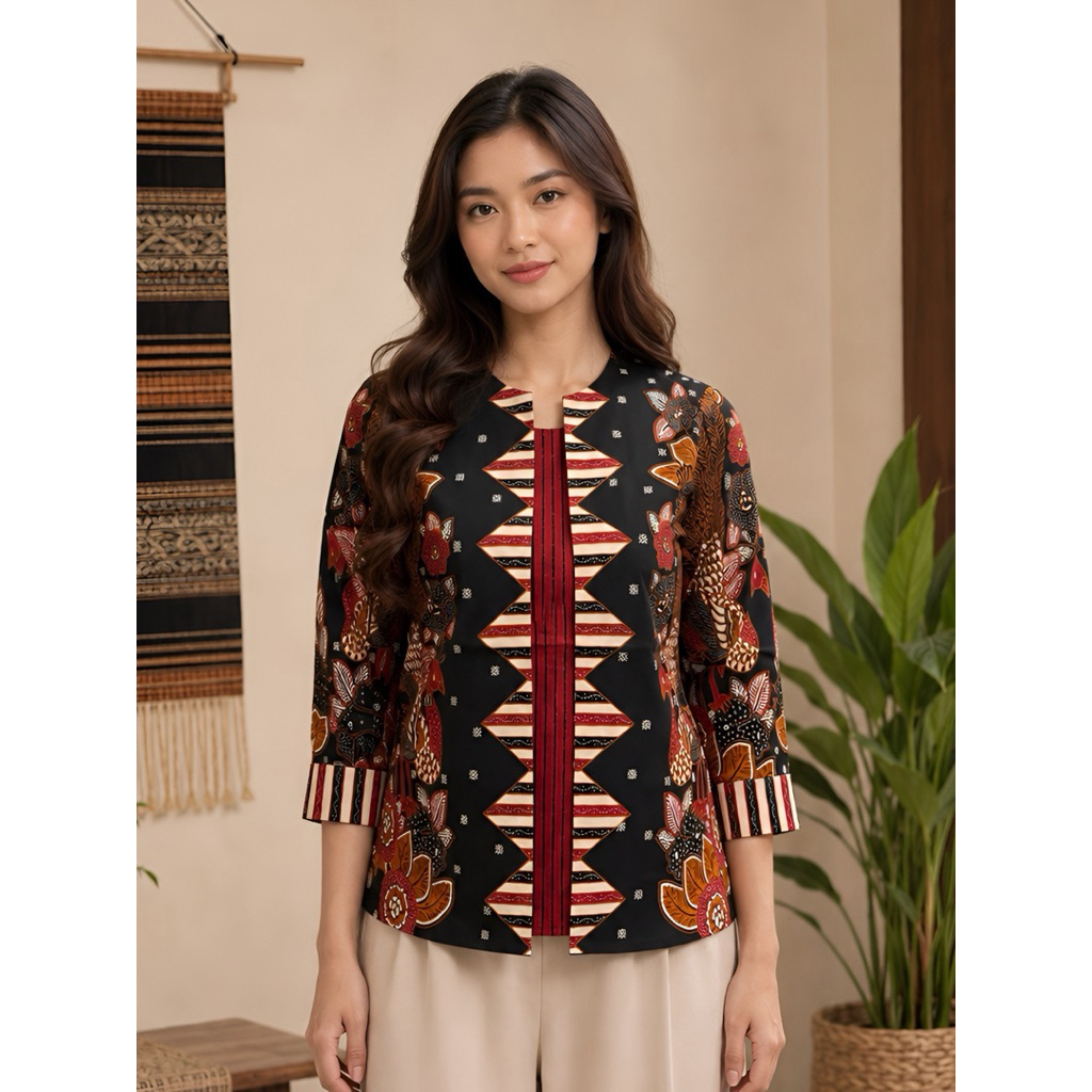 Atasan Batik - Blouse Nuansa Batik - AMI RED - 242AMI - 252AMI - 113AMI - 241AMI