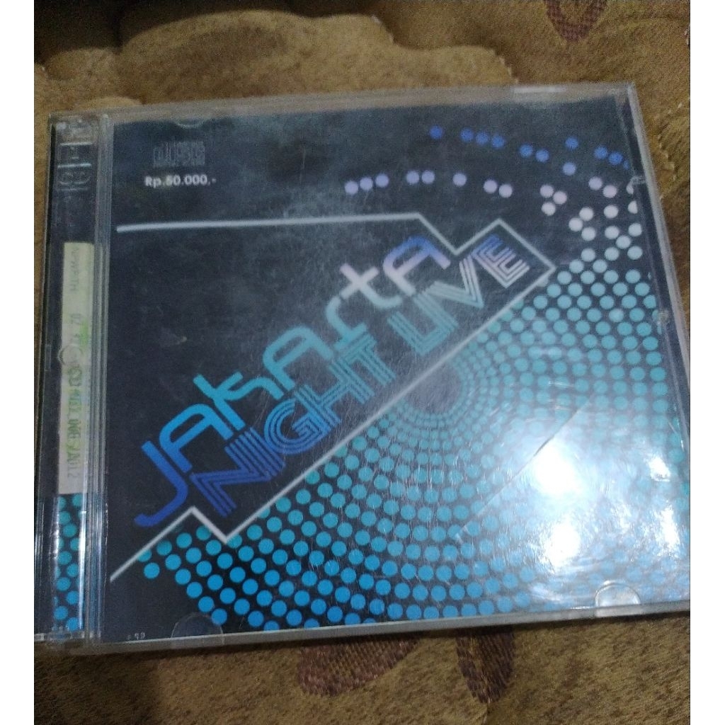 CD Audio Cyber DJ Team - Jakarta Night Live Vol 1 (PT.Suara Mega Mandiri)