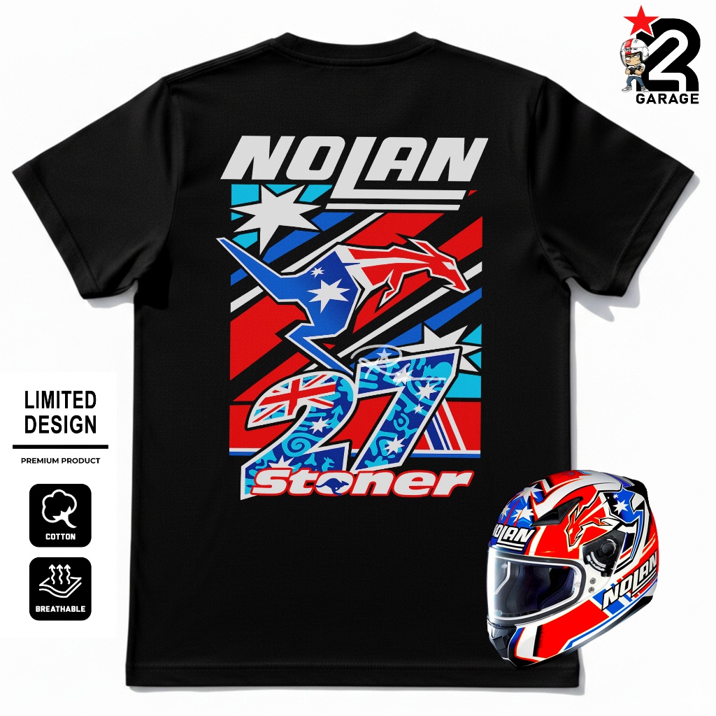 RACELINE | Kaos Premium Pria Wanita Bahan Combed 24s Tshirt Motor Racing Unisex Baju Lengan Pendek P
