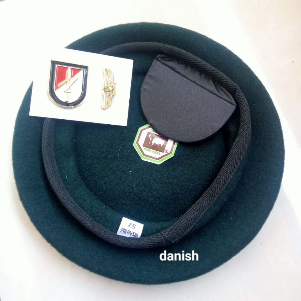 BARET HIJAU RAIDER TNI AD,BARET HIJAU LUMUT YONIF RAIDER TNI AD
