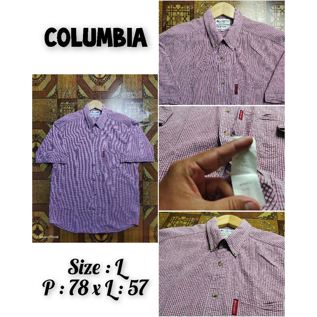 Kemeja Columbia Pvg