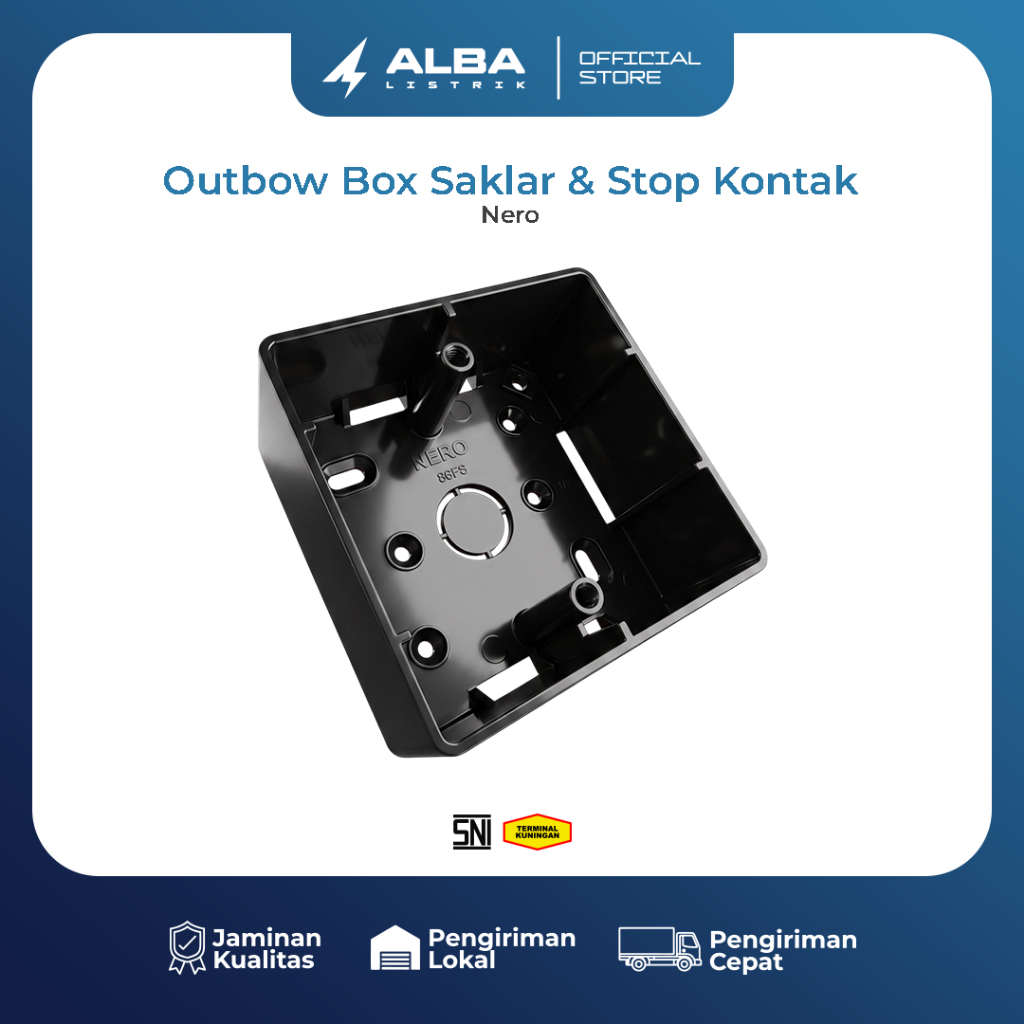 Outbow Dus Saklar & Stop Kontak Nero