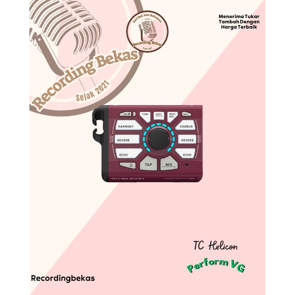 Vocal Effect & Acoustic Processor TC Helicon Perform VG