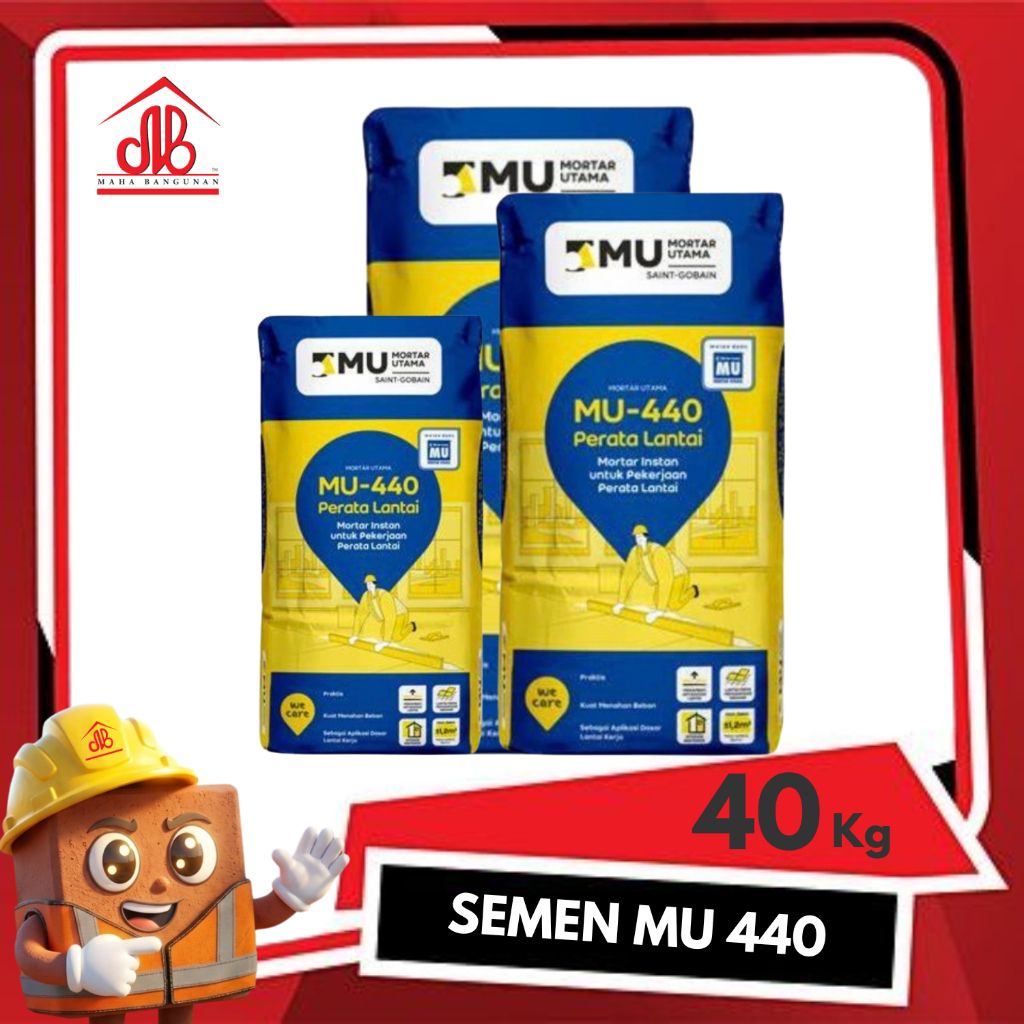 SEMEN MORTAR UTAMA MU - 440 PERATA LANTAI