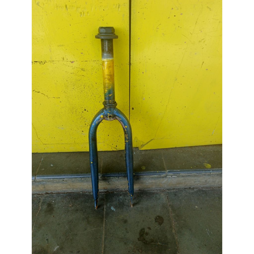 fork sepeda lipat 20 model disckbrake second layak