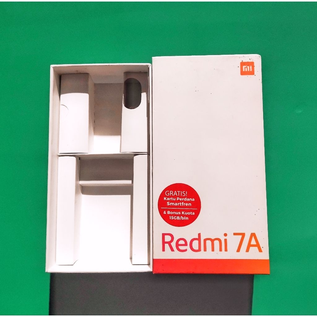 KARDUS DUS BOX REDMI 7A MINUS LECET PEMAKAIAN