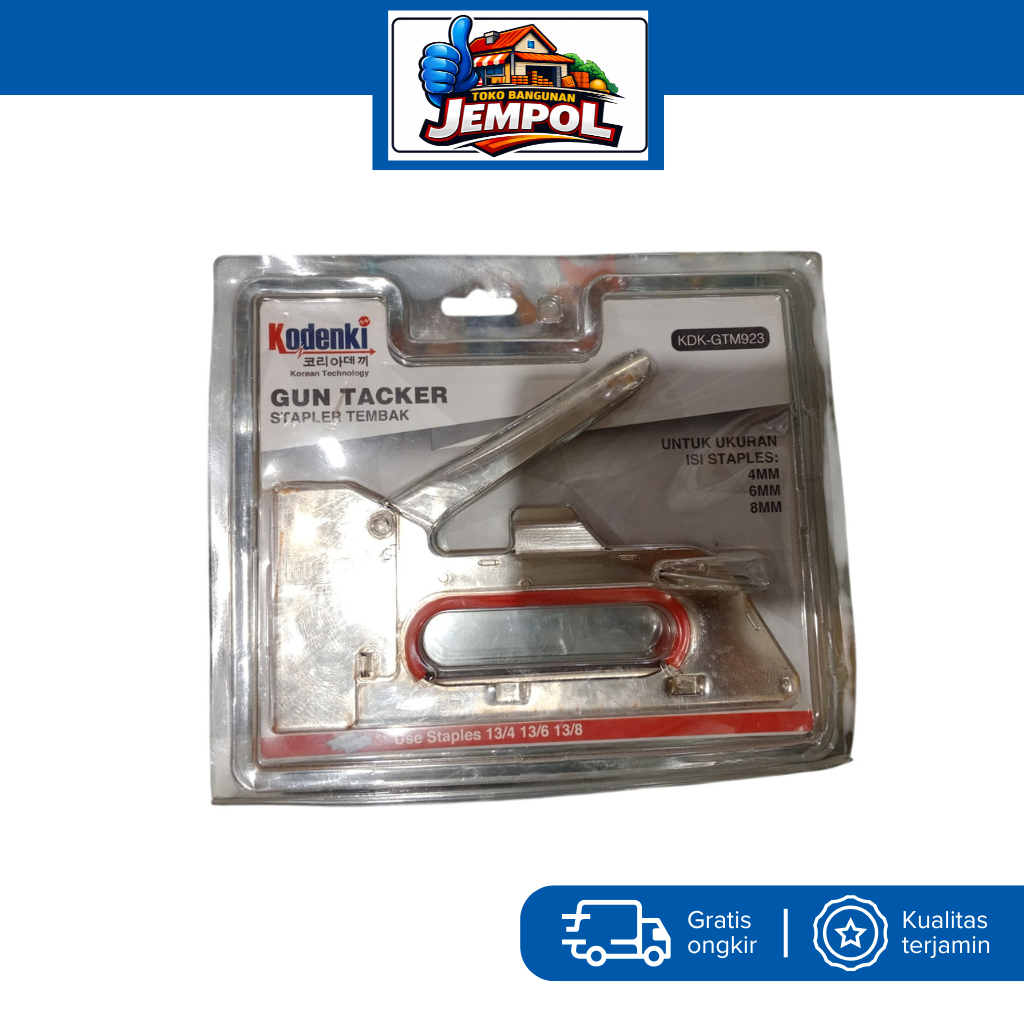 KODENKI GUN TACKER ALAT STAPLER TEMBAK MANUAL