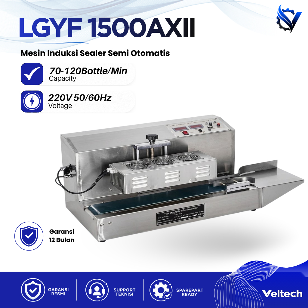mesin induksi sealer LGYF 1500 Stainlees Steel
