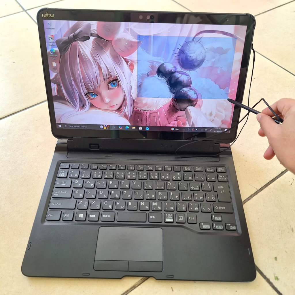 Laptop Tablet Fujitsu Q7311 Core I5-1145G7 INTEL IRIS XE GRAPHICS Ram 8GB SSD 128GB TOUCHSCREEN
